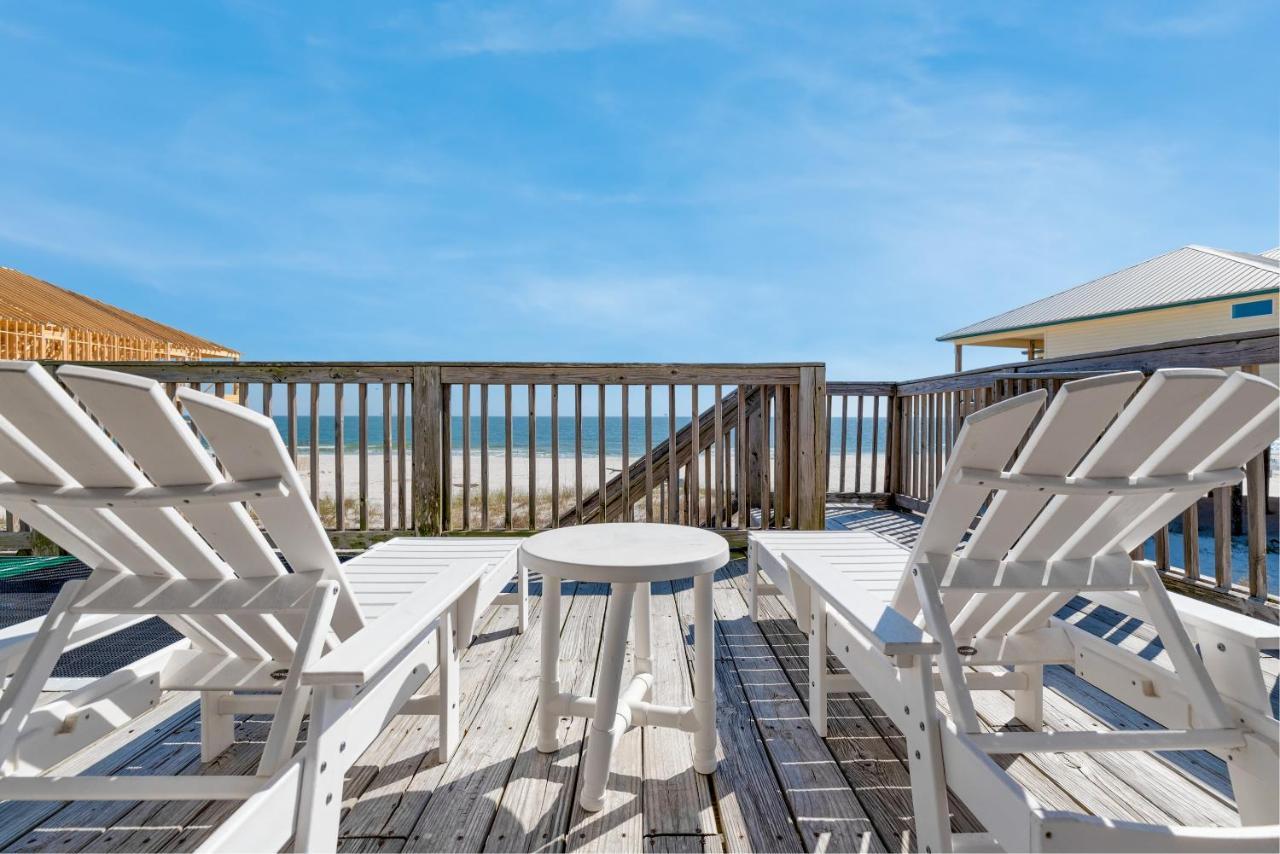 Island Sun - First Row Beach House! Fun And Games Galore - Including A Private Volleyball Pit! Home Dauphin Island Exterior photo