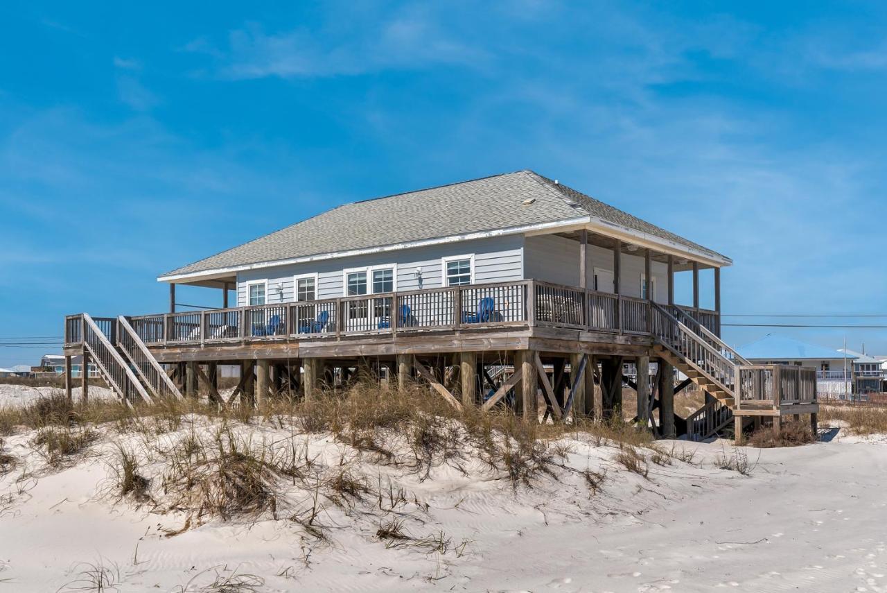 Island Sun - First Row Beach House! Fun And Games Galore - Including A Private Volleyball Pit! Home Dauphin Island Exterior photo